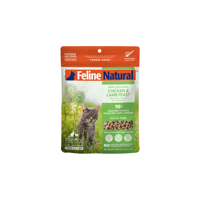 Feline Natural FZD Topper Chicken Lamb 3.5oz