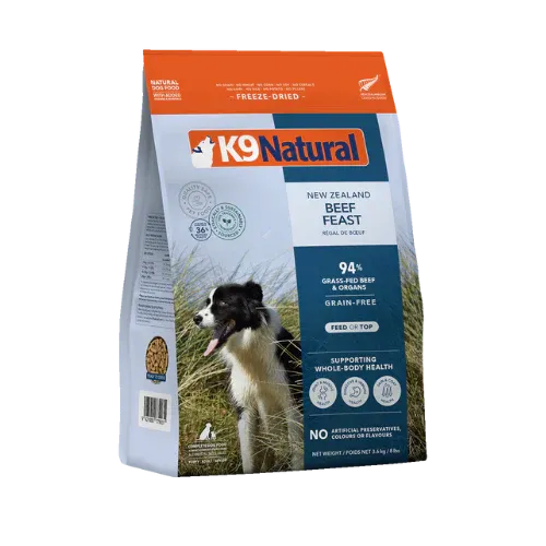 K9 Natural FZD Beef Feast 4#