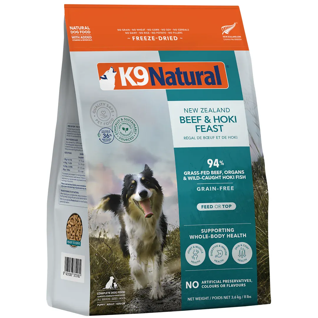 K9 Natural FZD Hoki Beef 4#