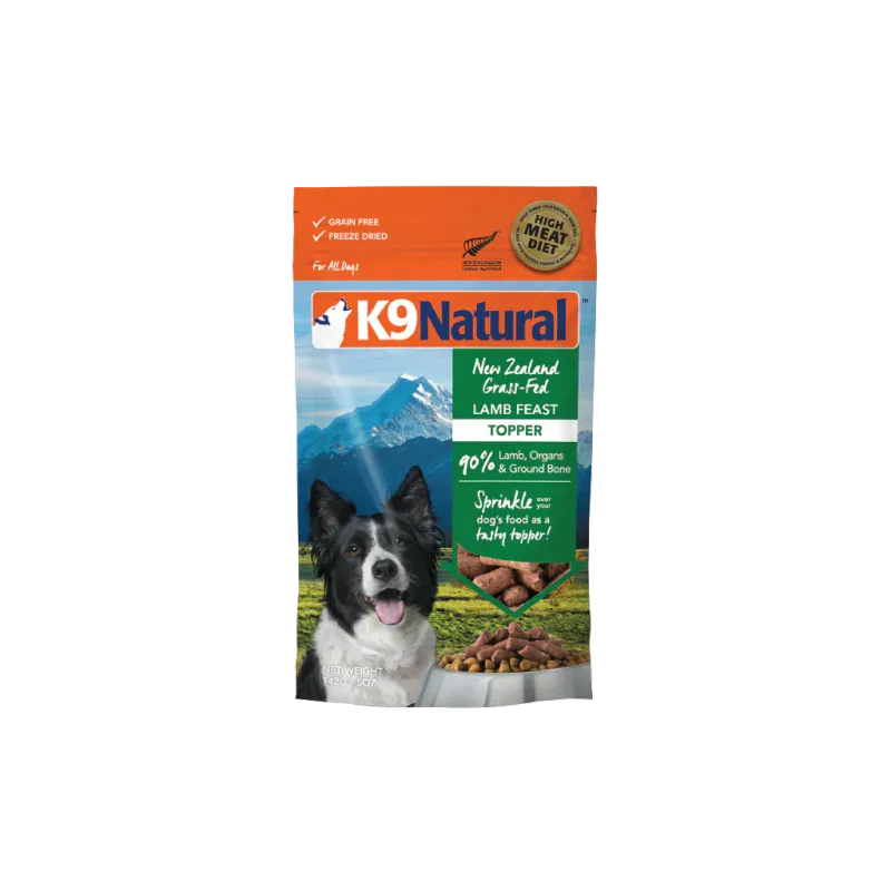 K9 Natural FZD Lamb Feast Topper 3.5oz