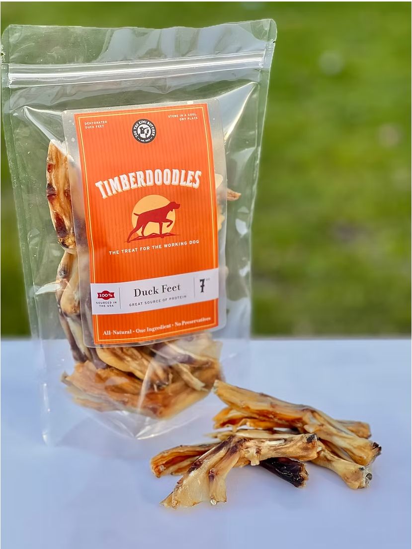Timberdoodles Dehydrated Duck Feet