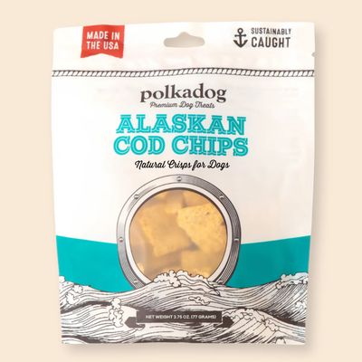 Polka Dog Cod Chips 2.75oz Bag