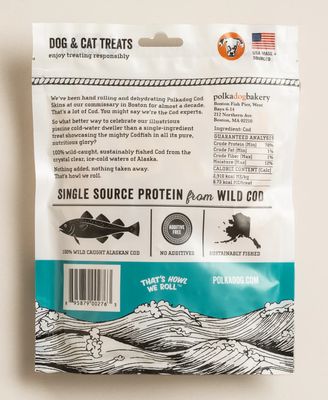 Polka Dog Cod Chips 2.75oz Bag