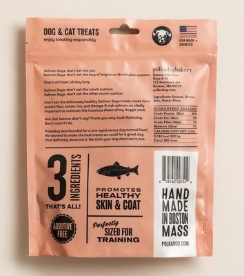 Polka Dog Salmon Says Training Bits 8oz