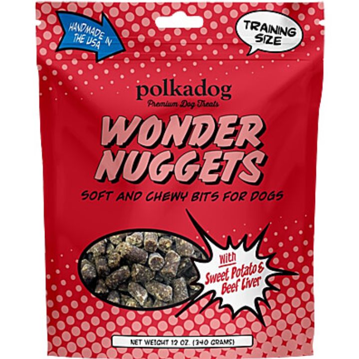 Polka Dog Wonder Nuggets Beef 12oz