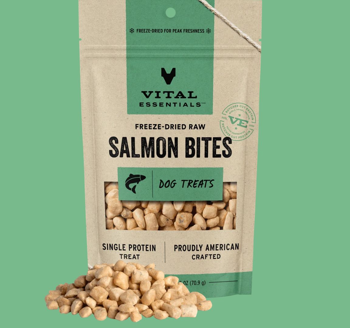Vital Essentials D FZD Treat Salmon Bites 2.5oz