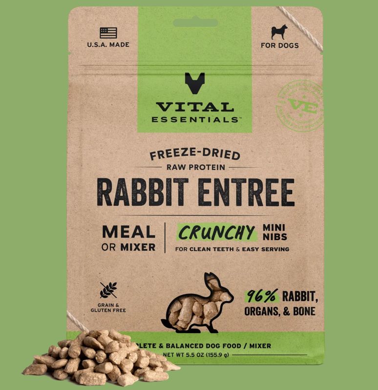 Vital Essential D FZD Mini Nibs Rabbit Entree 5.5oz