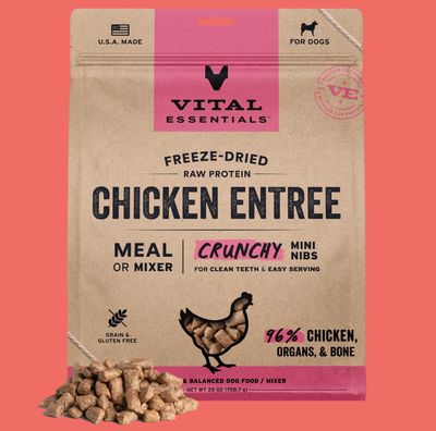 Vital Essential D FZD Mini Nibs Chicken Entree 25oz