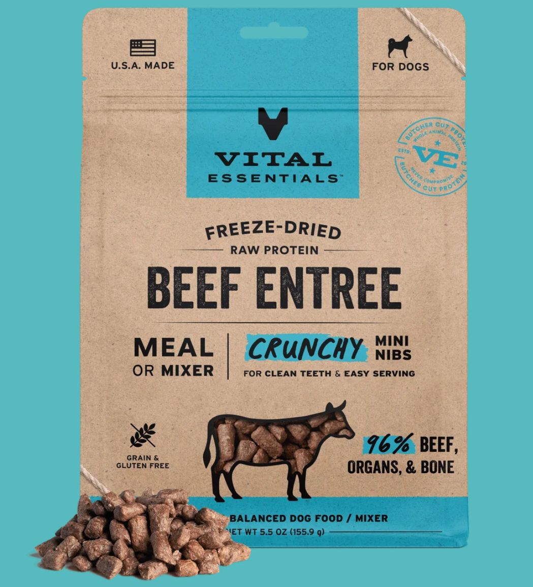 Vital Essential D FZD Mini Nibs Beef Entree 5.5oz