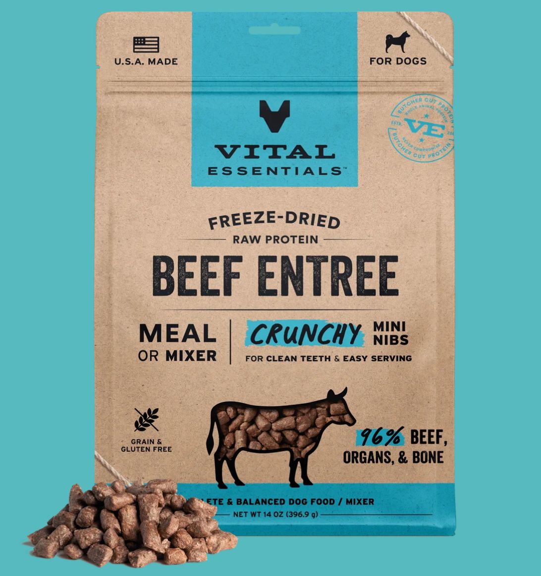 Vital Essentials D FZD Mini Nibs Beef 14oz