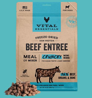 Vital Essentials D FZD Mini Nibs Beef 14oz