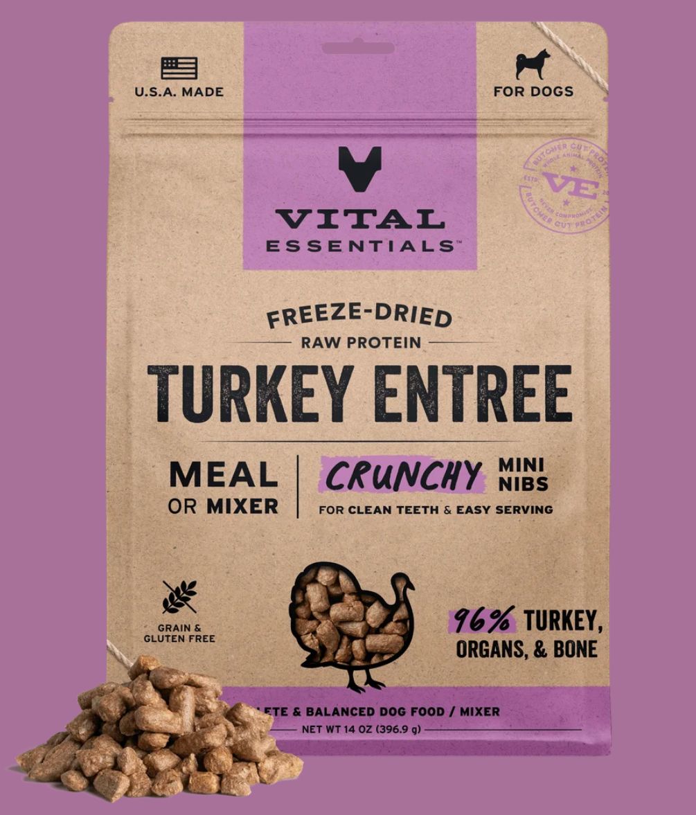 Vital Essentials D FZD Mini nibs Turkey 14oz