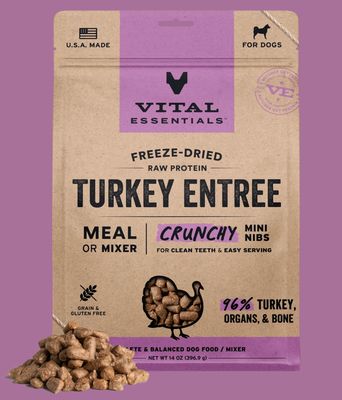 Vital Essentials D FZD Mini nibs Turkey 14oz