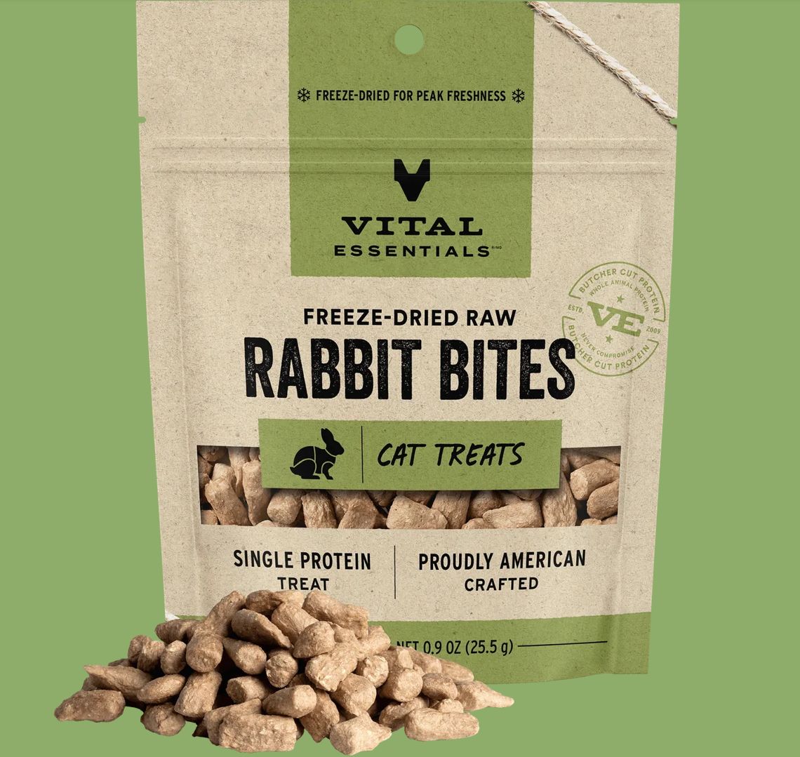 Vital Essentials Cat FZD Treat Rabbit 0.9 oz