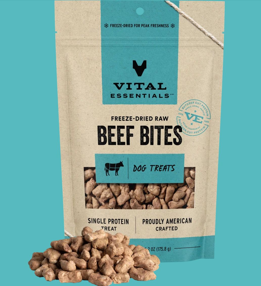 Vital Essentials D FZD Treat Beef Bites 6.2oz