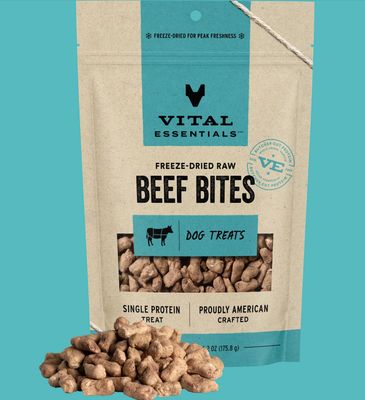 Vital Essentials D FZD Treat Beef Bites 6.2oz