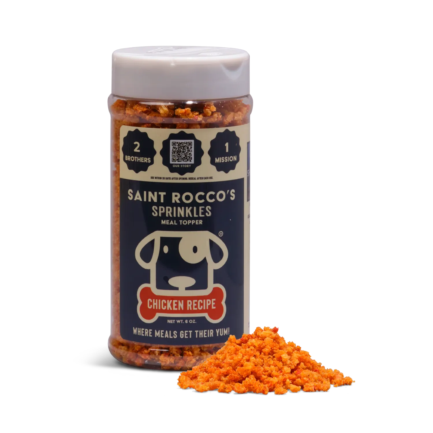 Saint Rocco&#39;s Chicken Sprinkles 6oz