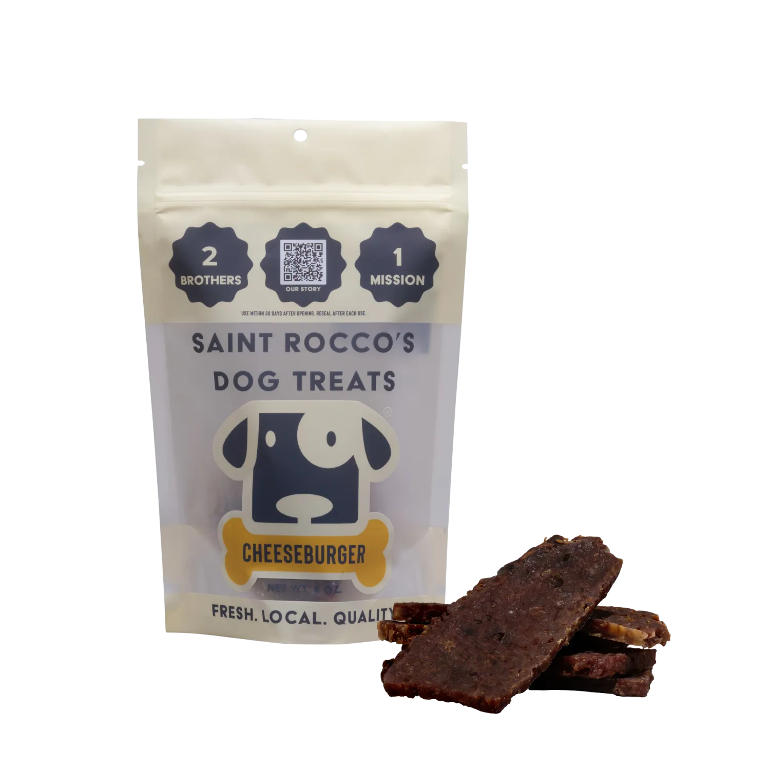 Saint Rocco&#39;s Jerky Cheeseburger 8oz