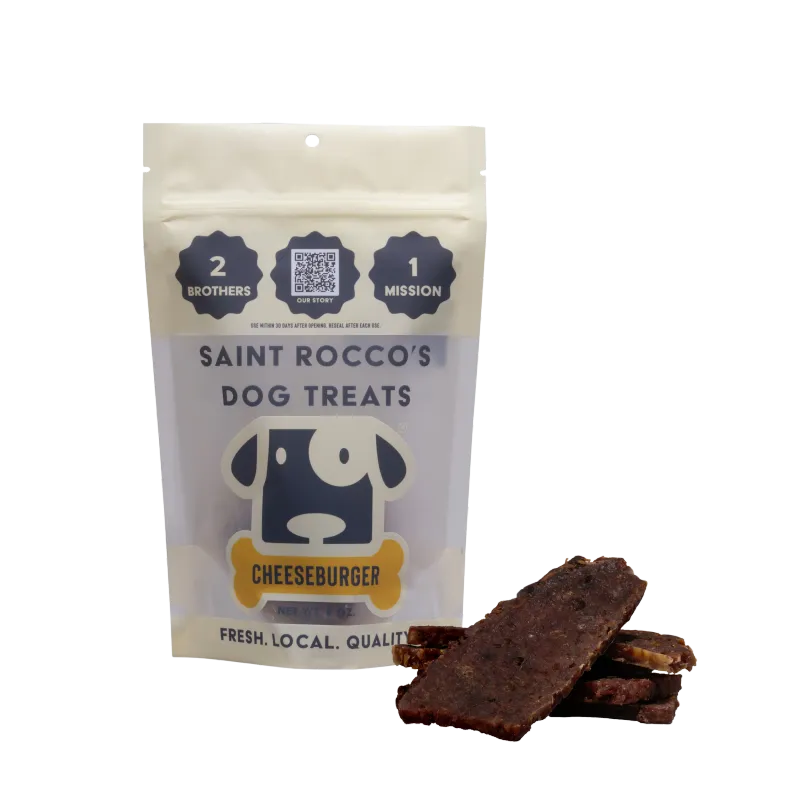 Saint Rocco&#39;s Jerky Cheeseburger 8oz