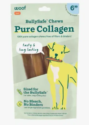 Woof Bullysafe Chew 6&quot; 5pk