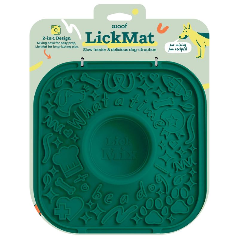 Woof Dog Lickmat Green