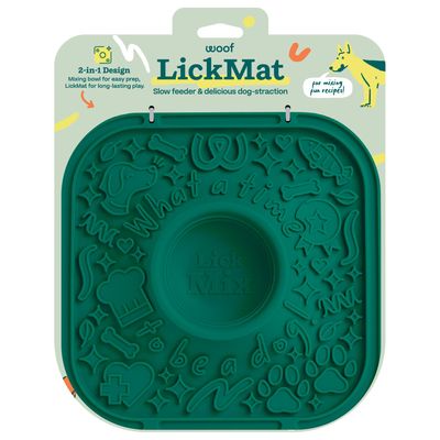 Woof Dog Lickmat Green