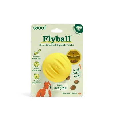 Woof Forager Flyball Yellow
