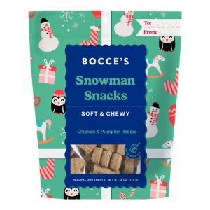 Bocces Soft Chew Snowman 6oz