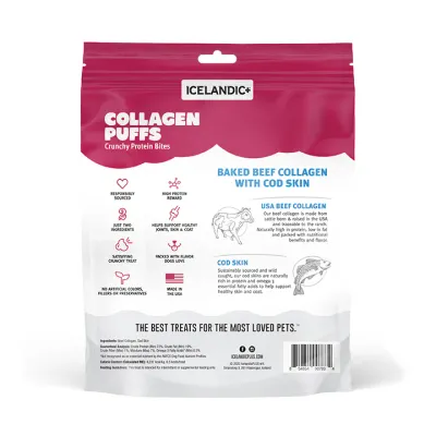 Icelandic Beef Collagen Puff Cod Skin 2.5oz