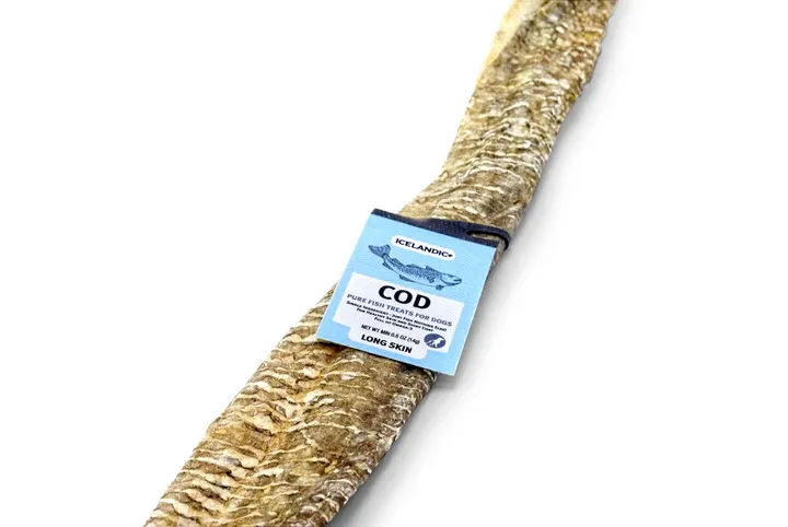 Icelandic Cod Skin Strips long