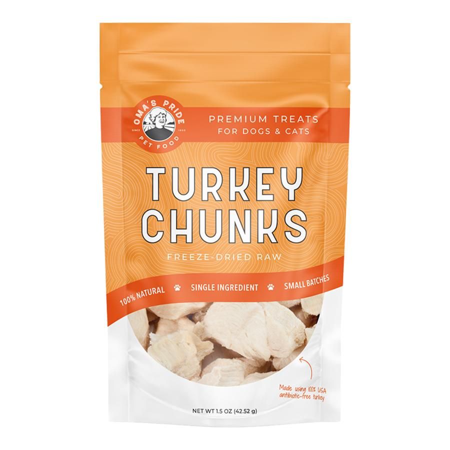 Oma's  FZD Turkey Breast Chunks 1.5oz