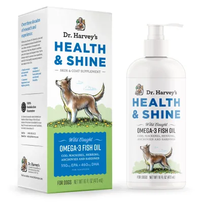 Dr Harveys Health and Shine Omega-3 for Dogs 16oz