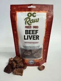 OC Raw FZD Beef Liver 4oz