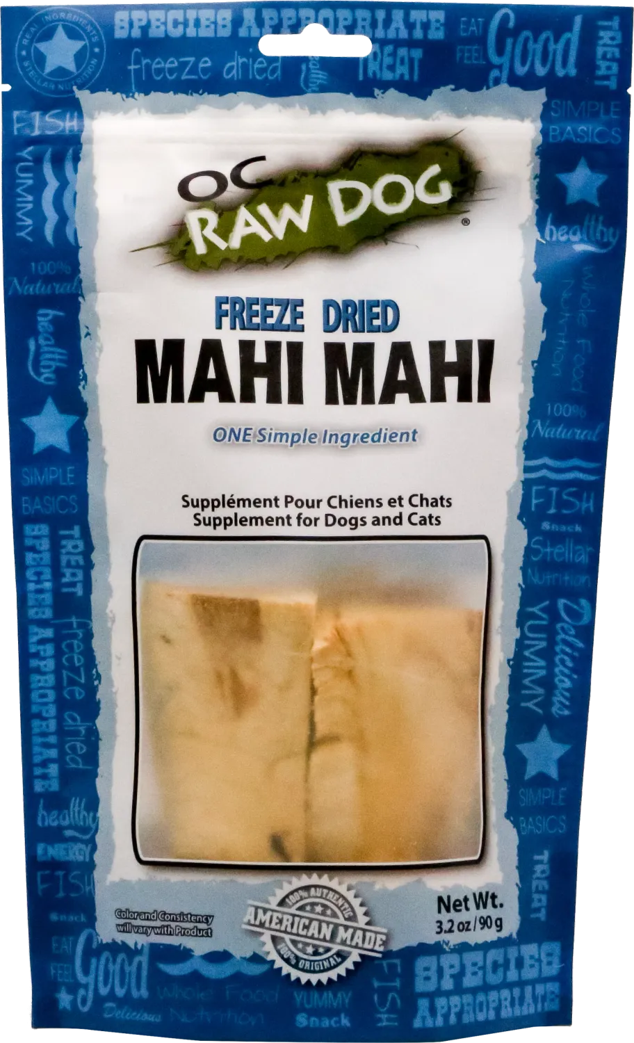 OC Raw FZD Mahi Mahi 3.2oz