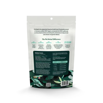 Pet Releaf Edibites Stress Releaf PB Carob LG 7.5oz