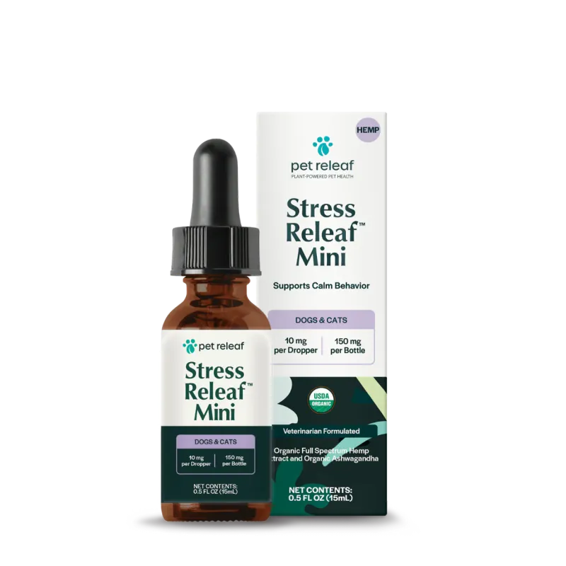 Pet Releaf Hemp Oil CBD 150mg Stress Relief 0.5oz