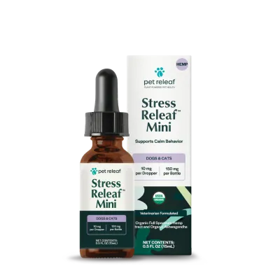 Pet Releaf Hemp Oil CBD 150mg Stress Relief 0.5oz