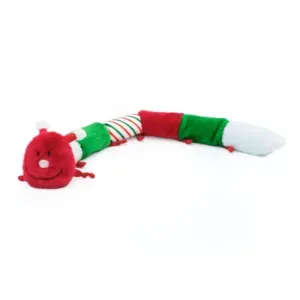 ZippyPaws Holiday Caterpillar Deluxe with 7 Squeakers