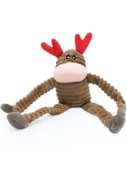 ZippyPaws Holiday Crinkles Reindeer Small