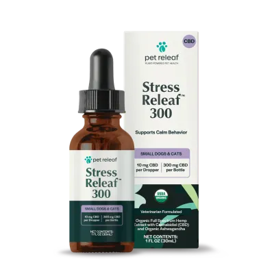 Pet Releaf Hemp Oil CBD 300mg Stress Relief 1oz