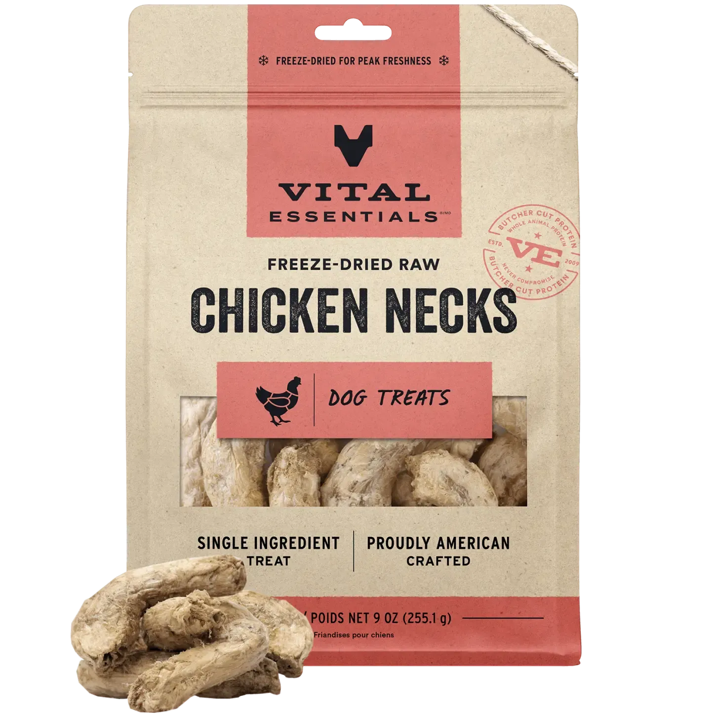 Vital Essentials  FZD chicken necks 9oz