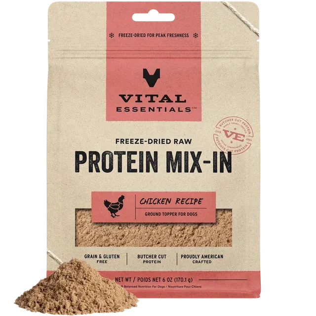 Vital Essentials  D FZD Topper Chicken 6oz
