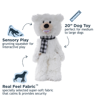 Tall Tails Stuffless Polar Bear 20"