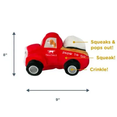 Tall Tails XMAS Truck w/ Snowball 8"