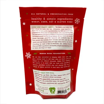 Bubba Rose Santa Snacks Biscuit Bag