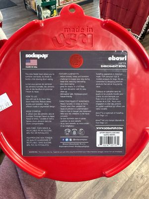 SodaPup Santa Design Slow Feeder Bowl