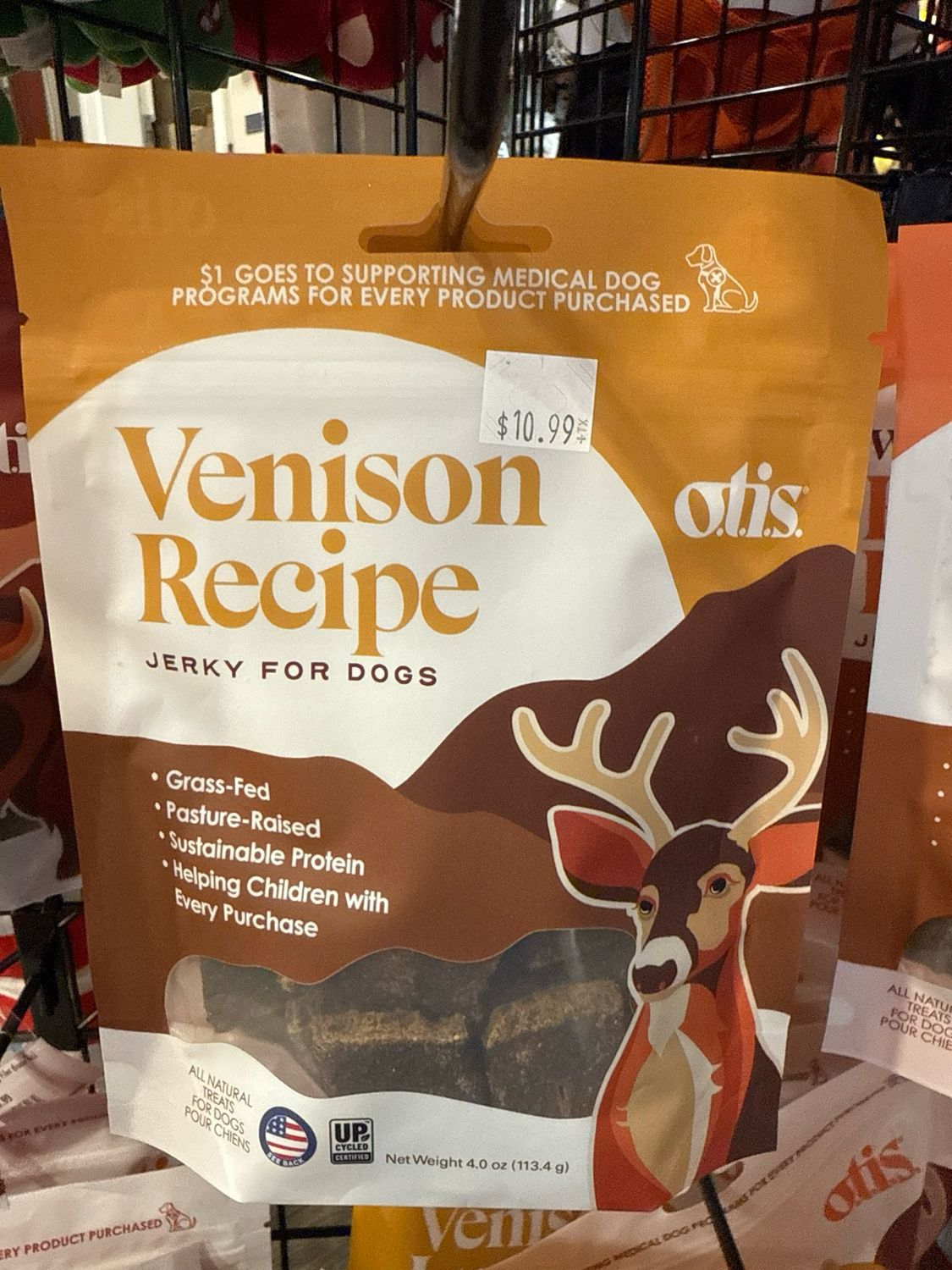Otis Jerky Venison 4oz