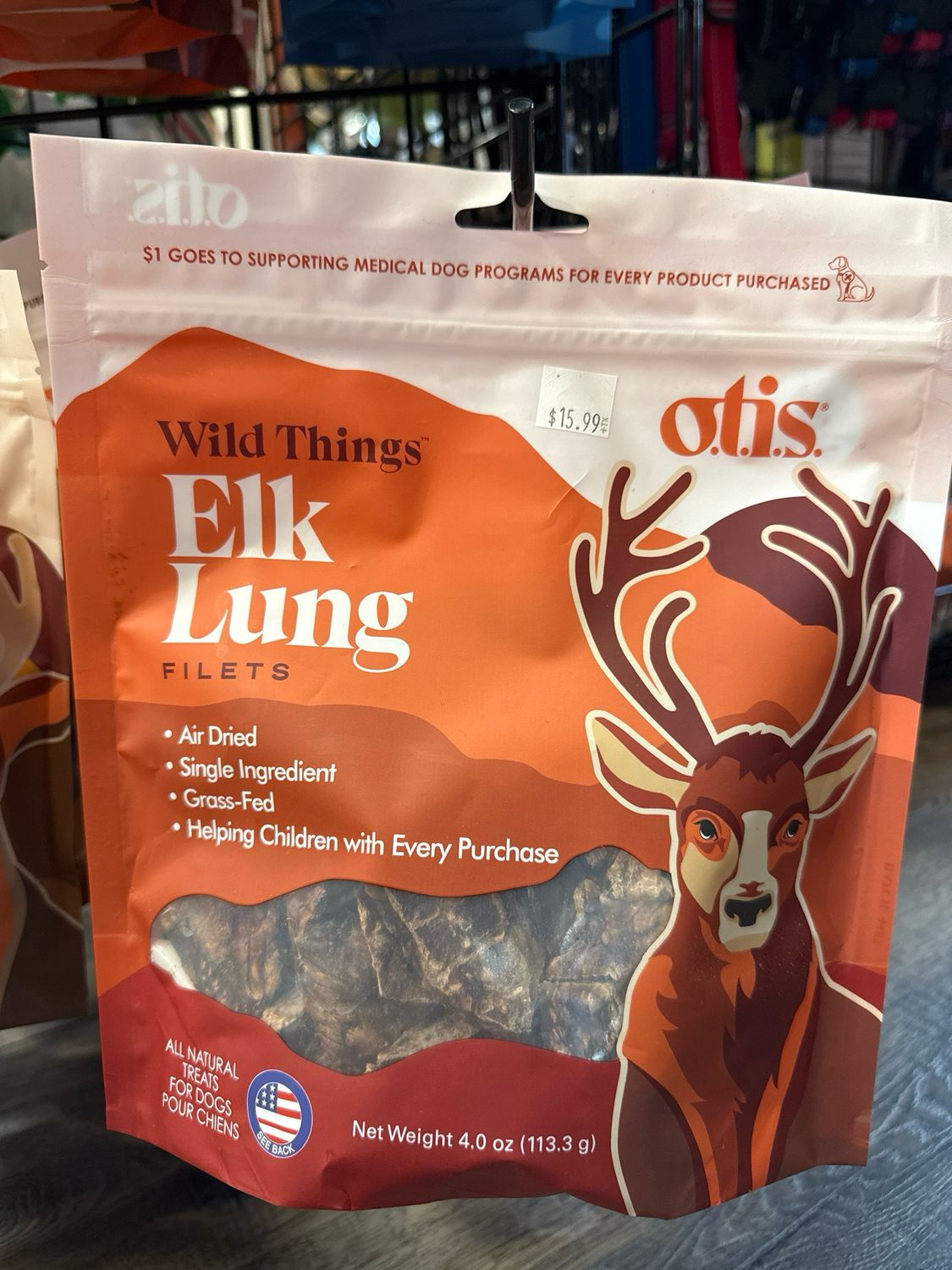 Otis Lung Filet Elk 4oz