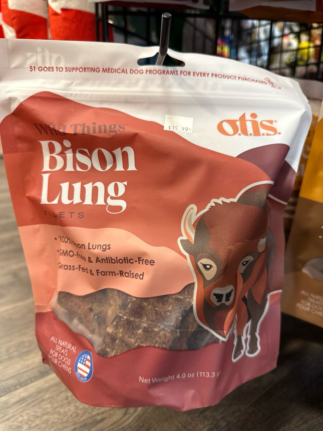 Otis Lung Filet Bison 4oz
