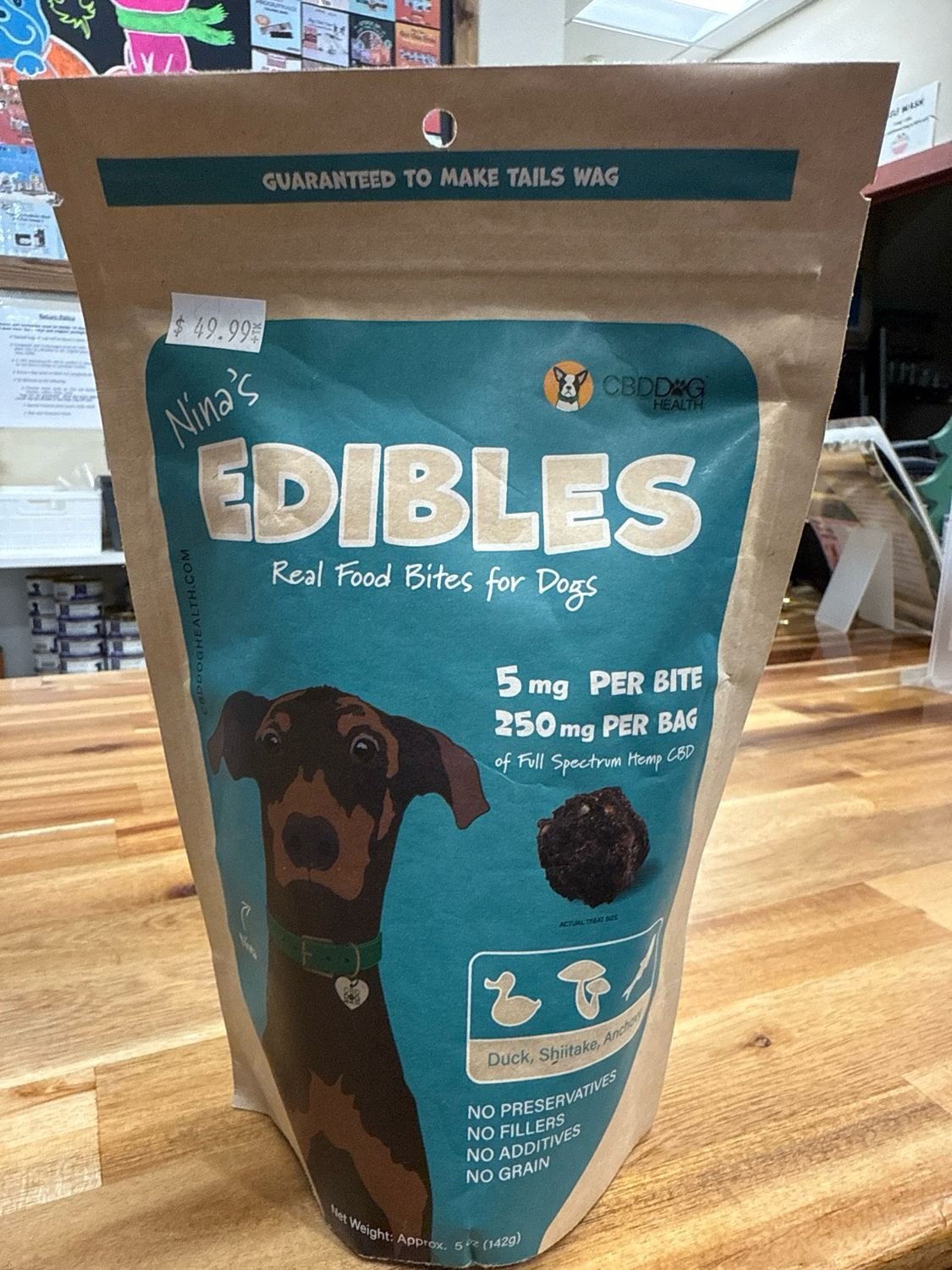 CBDDOG Health Treats Nina's Edibles 5oz 250mg